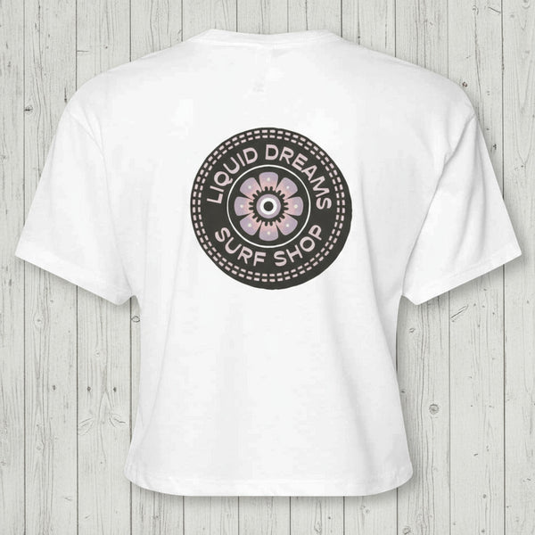 LDS Flower Crop Top