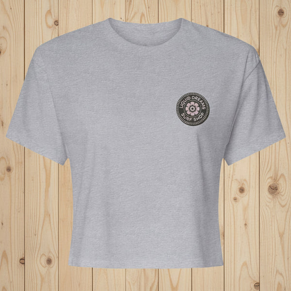 LDS Flower Crop Top