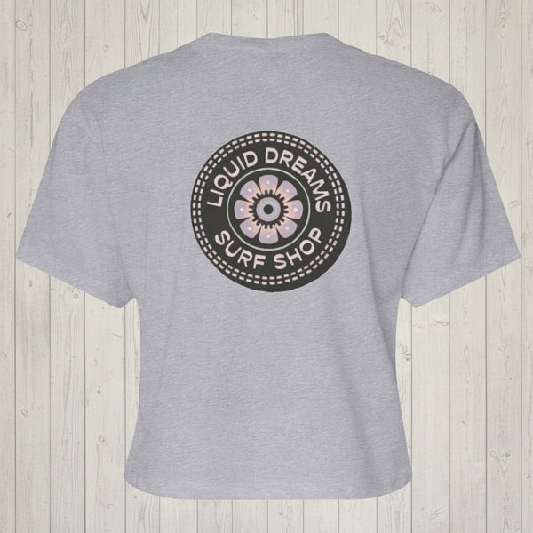 LDS Flower Crop Top