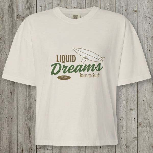 LDS Born To Surf Boxy Tee