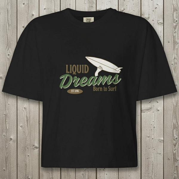 LDS Born To Surf Boxy Tee