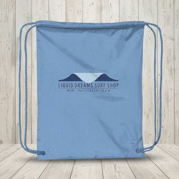 LDS New Wave Logo Drawstring Pack