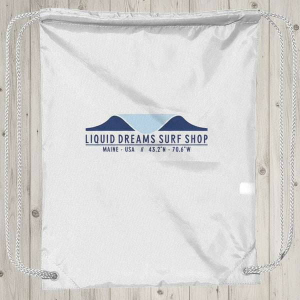 LDS New Wave Logo Drawstring Pack