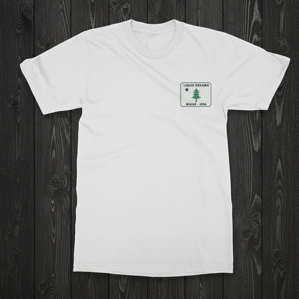 LDS Maine Flag Tee