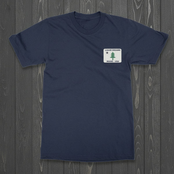 LDS Maine Flag Tee