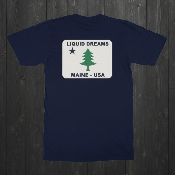 LDS Maine Flag Tee