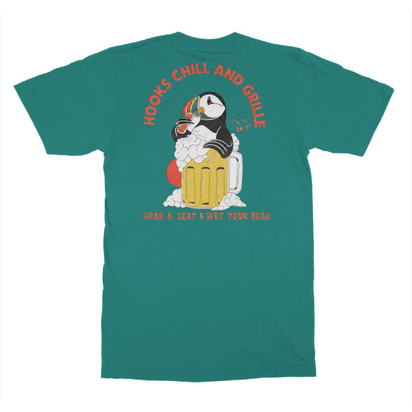 Hooks Happy Hour Puffin Tee