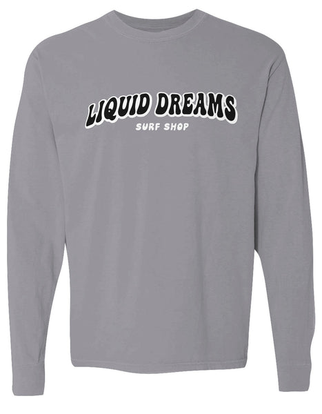 LDS Bubble Font Comfort Colors Long Sleeve