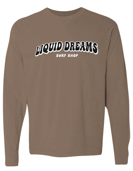 LDS Bubble Font Comfort Colors Long Sleeve