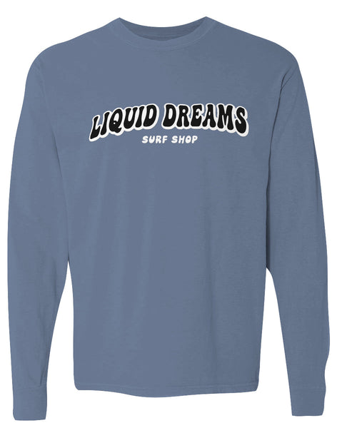 LDS Bubble Font Comfort Colors Long Sleeve