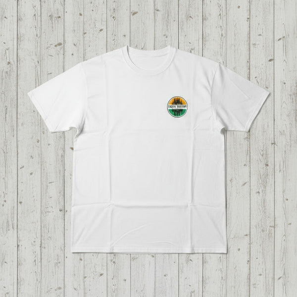 LDS HI-LO Badge Pine Trees Tee