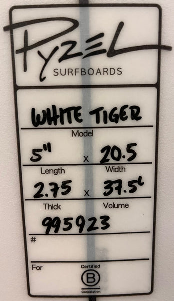 Pyzel White Tiger 5’11