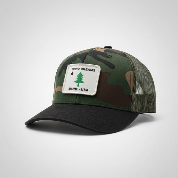 LDS Maine Flag Trucker Hat