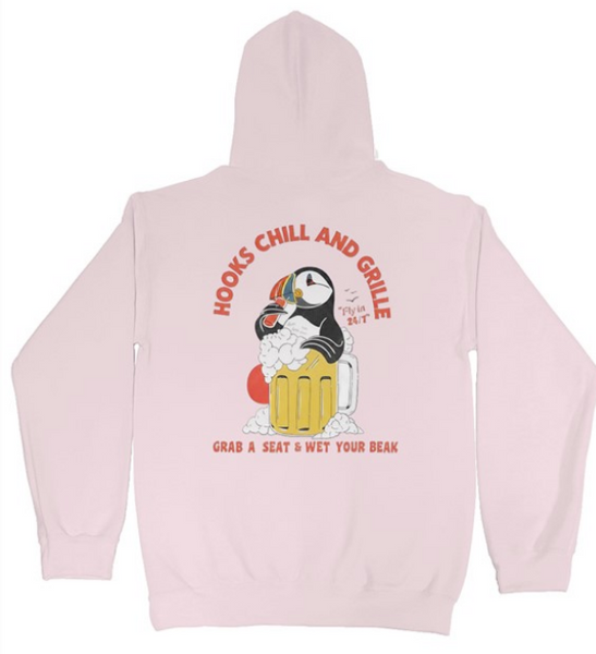 Hooks Happy Hour Puffin Hoodie