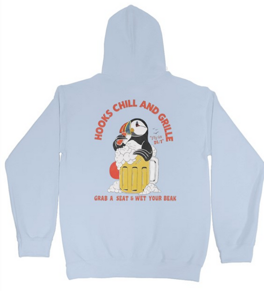 Hooks Happy Hour Puffin Hoodie